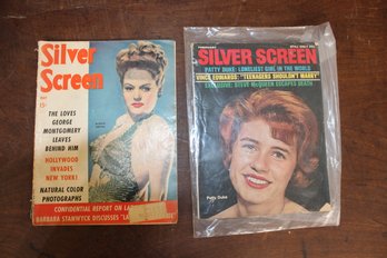 2 Silver Screen Magazines Patty Duke And Alexis Smith
