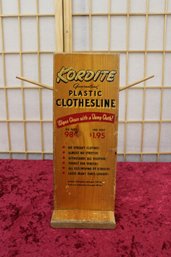 Kordite Plastic Clothesline Advertisement Stand