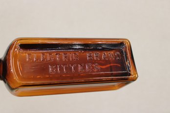 Electric Brand Bitters Bottle