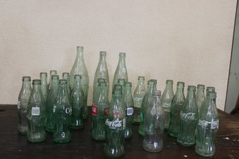 Assorted Coca Cola Bottle Lot