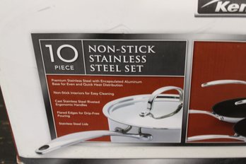 Kenmore Stainless Steel Set 10 Pieces New In Box