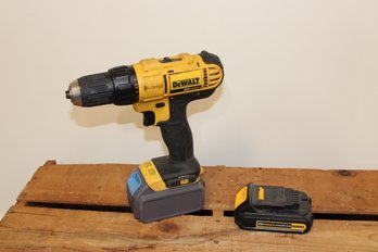 DEWALT #dCD771 Cordless Drill Driver 1/2 Inch With Two Batteries