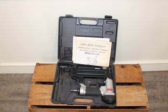 Grip Rite Brad Nailer With Blow Mold Case Model #GRPFB200