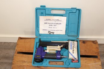 Central Pneumatic Air Nailer/stapler 2-in-one Kit Model #40115