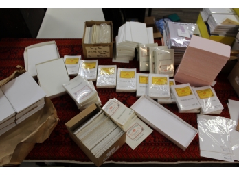 Huge Lot Of Card Stock All Different Sizes And Colors Some Deckled Edge 2-3 Thousand Pieces
