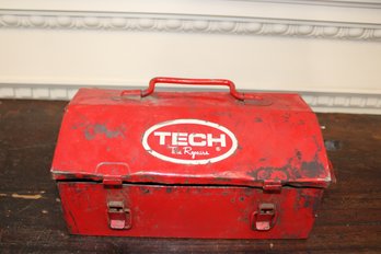 Tech True Repairs Tool Box With Items Inside