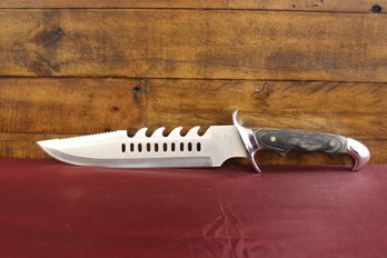 Jim Frost Hunting Knife With Scabbard 16' Total Length 9 1/2' Blade