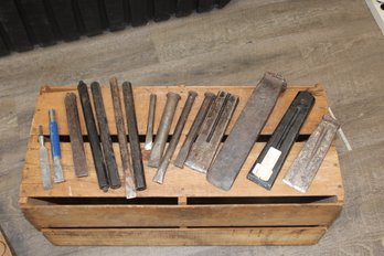 Lot Of Chisels & Wedges - 15 Pieces