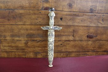 Decorative Dagger With Scabbard 10' Total Length 6' Blade