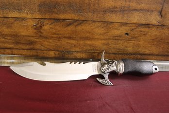 Frost Cutlery Rhinoceros Knife With Scabbard 12 1/2' Total Length 7 1/4' Blade