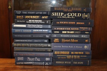 23 Blue Vintage Books Approximately 8-9' Tall All Very Clean & Free Of Mildew