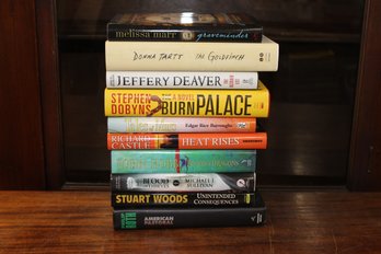 8 Contemporary Books With Dust Jackets In Mint Condition