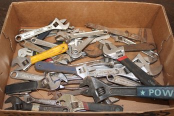 Box Of 20 Plus Adjustable Wrenches
