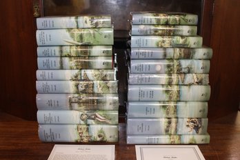 19 Volume Set Of Mark Twain Novels Published By Charles Winthrope & Sons In Mint Condition Some Shrink Wrapped