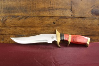 Chipaway Hunting Knifev With Scabbard And Box 12' Total Length 7' Blade