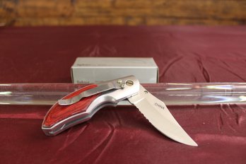 Fighter Plus Pocket Knife With Box 7' Total Length 3' Blade