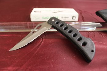 Frost Cutlery Eagle Eye Knife With Box 9 1/2' Total Length 4' Blade