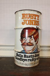Rusty Jones Trash Can - 26' Tall X 14' Diameter