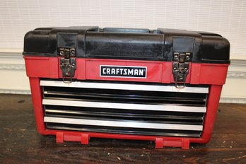 Craftsman Tool Box With Various Tools Included
