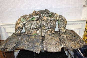 One Hunters View Pants Size Extra Large, One Walls Legend Pants Extra Large & One Real Tree Jacket Extra Large