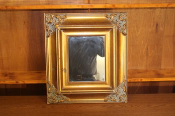 Wooden Figural Framed Mirror 19' X 17'