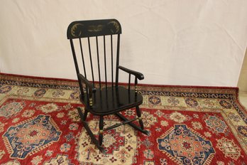 Antique Hitchcock Style Child's Rocker 29 1/2' X 15' And 12' To The Seat