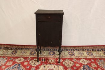 Antique Stand Up Cabinet With Drawer And Door 32' X 16' X 12'