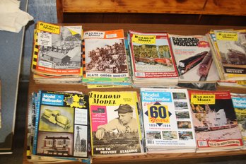 Huge Stack Of Model Railroad Magazines Over 100
