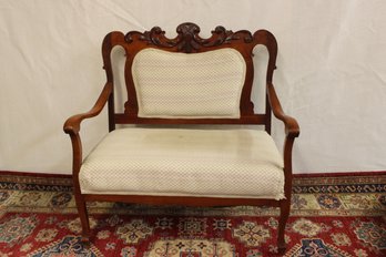 Upholstered Benchseat/ Settee 37' X 35 1/2' And 16' To The Seat