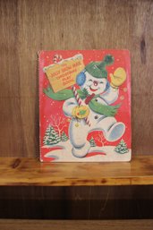 Jolly Snowman Christmas Play Book Complete And Intact