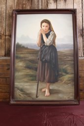 Oil Painting Of A Girl Avertina Cortivatto AFD028160 39' X 27'