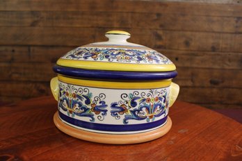 Soup Tureen Made In Portugal 5' X 10' Diameter