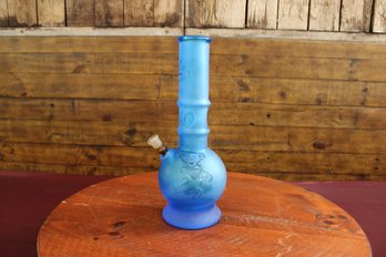 Aqua Blue Grateful Dead Tobacco Water Pipe Bong 13'