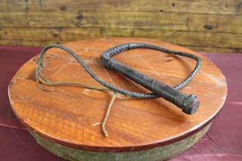 Vintage Bull Whip 6 Ft Long Still Lively Enough To Make A Snap