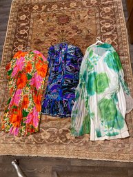 3 Dresses : Gorgeous Kaftans And A Sequins Dress Sizes 10-12