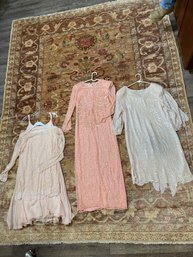 3 Women Dress Pieces Silk