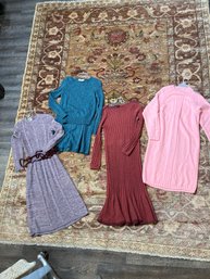 4 Knitted Dresses, Kimberly W Zipper, 2-piece Maria Christina, Venice  & Hand Knitted