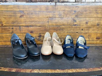 3 Pairs Of Mary Janes Size 9.5
