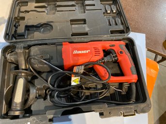 Bauer Rotary Hammer Model 1642 E - B With Blow Mold Case