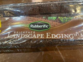 Rubberific 4 Foot Brown Brickface Landscape Edging Lot Of 57 *** A Total Of 228 FEET ***