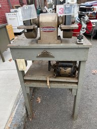Craftsman Grinder With Stand Craftsman Drill Grinder Attachment And 35 Companion Vise
