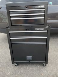 Craftsman Double Tool Box With Wrenches Screw Drivers Clamps Hammers Tape Measures And Other Tools