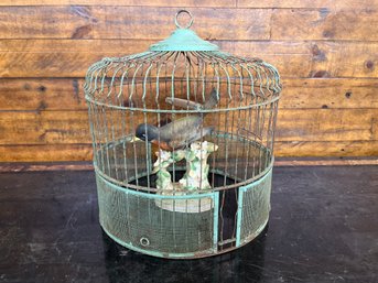 Vintage Hendryx Bird Cage 1920s 12x11