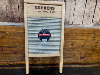 Behrens Large Galvanized Wash Board 23.5 X 12