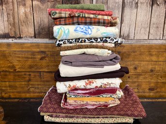 Flannel And Flannel Type Fabric Lot