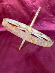 Antique Cast Iron Wheel Steampunk 18' Diameter