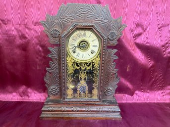 E. Gately & Fitzgerald Co 8 Day Clock Mantle Clock 20.5' X 15'