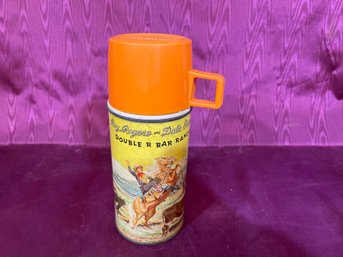 Roy Rogers & Dale Evans Double Bar Ranch Vintage Thermos Brand