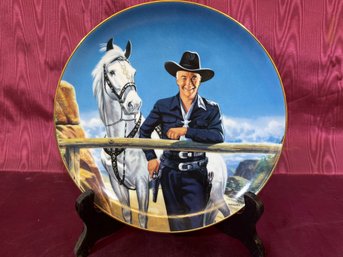 Hopalong Cassidy Decorative Plate William Boyd 1895-1972 #0300A