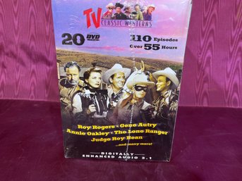 Tv Classic Westerns Dvd Set 20 DVD's Roy Rogers Gene Autry, Annie Oakley, The Lone Ranger, Judge Roy Bean
